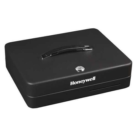 Honeywell Cash Box with Keyed 0.23 cu ft, Steel 6113