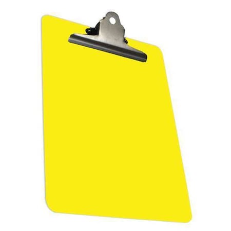 Zoro Select 9" x 12-1/2" Detectable Clipboard HD SS Clip, Yellow 300-O06-P05-A10