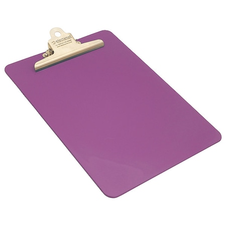 Zoro Select 9" x 12-1/2" Detectable Clipboard, Purple 300-O06-P07-A10