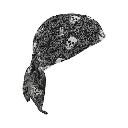 Ergodyne Dew Rag, Black/White, 1 min. Soaking Time 6615