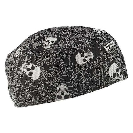 Ergodyne Skull Cap, Black/White, Skulls 6630