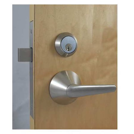 Securitech Door Lever Lockset, Cylindrical, Mech LSL-M61-DB4-630-LHR