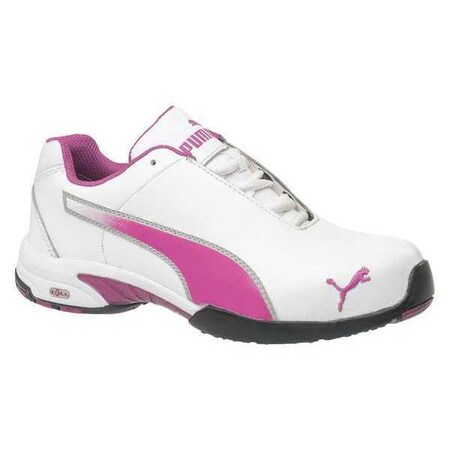 Puma Safety Shoes Size 10 Women's Athletic Shoe Steel Work Shoe, White 642805-10