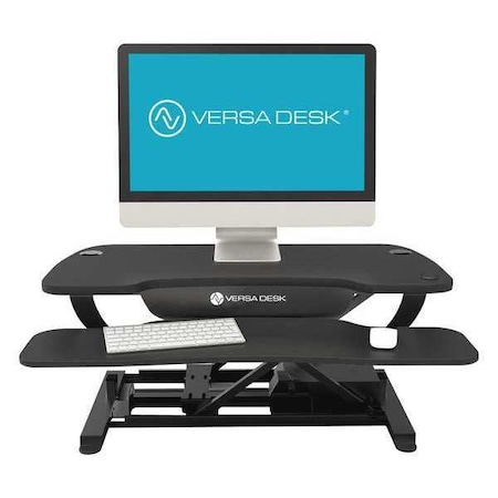 Versa Products 48" W, Up to 20" H, Wood Top, Black VT7644824-00-01