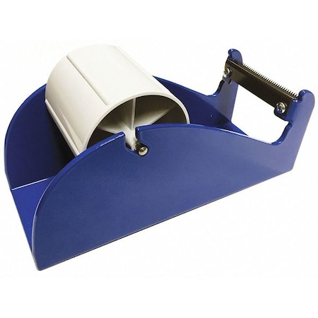 Marsh Tape Dispenser, 3 in Max. Tape Width. 5 1/2 in Tape Core Dia, Not Applicable, Steel, Blue 933