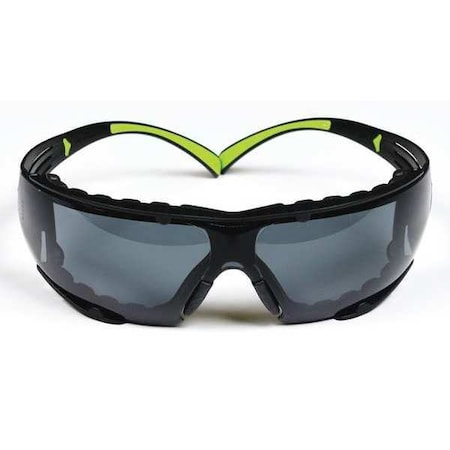 3M SecureFit 400, Safety Glasses, Anti-Fog & Anti-Scratch, Gray Lens, Clear Frame, Frameless SF402AF-FM