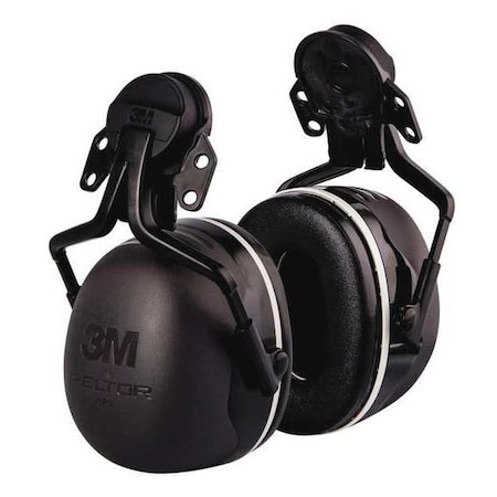3M Peltor Peltor X5 Hard Hat Mounted Ear Muffs, 31 dB NRR, Electrically Insulated, Black X5P5E