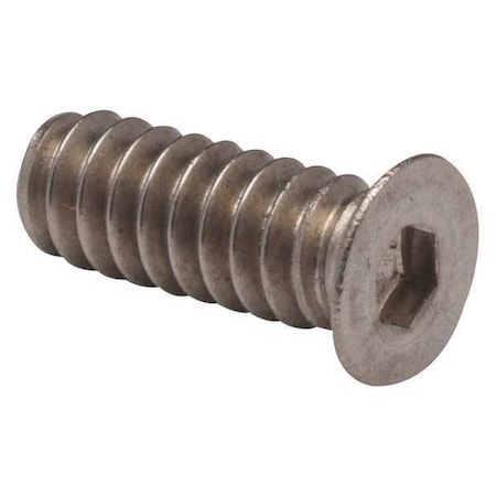 Zurn Cover Screw, 1-39/64" Size, Zinc, Chrome PTR6200-L-S