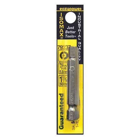 Zoro Select Torsion Bit, SAE, 7/32", PK2 79237