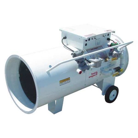 Heat Wagon Portable Gas Torpedo Heater, Vapor Propane, Natural Gas, Direct Spark, 450,000 to 750,000 BtuH 1800B