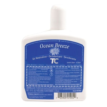 Rubbermaid Commercial Air Freshener Refill, Ocean Breeze, PK12 FG401904A