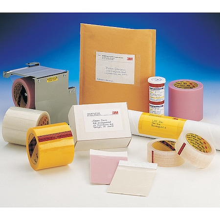 3M Film Tape, 72 yd. L, 4" W, Clear, PK8 856