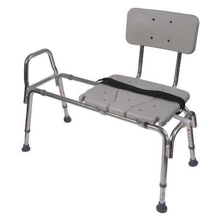 Dmi Smooth Bench, 19" L, Aluminum, Plastic, Textured 522-1734-1900