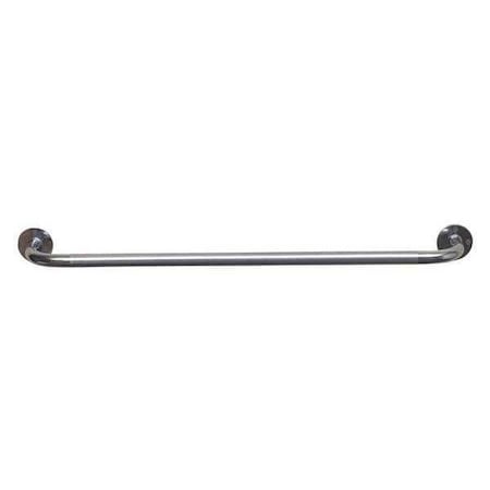 Healthsmart Knurled Grab Bar, 32" L, Steel, Chrome plated 521-1570-0632