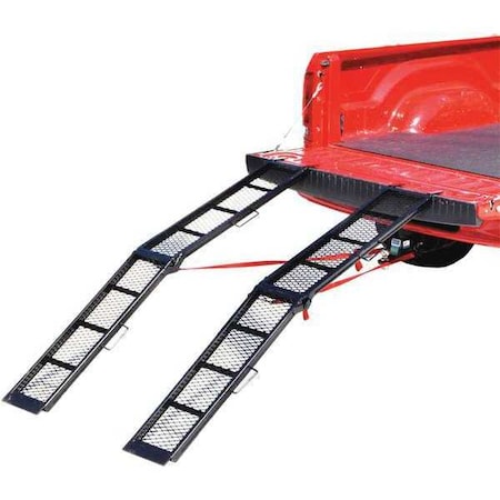 Zoro Select Ramp, Folding, Stl, 80" L x 11" W, 1600 lb., PR 52JU43