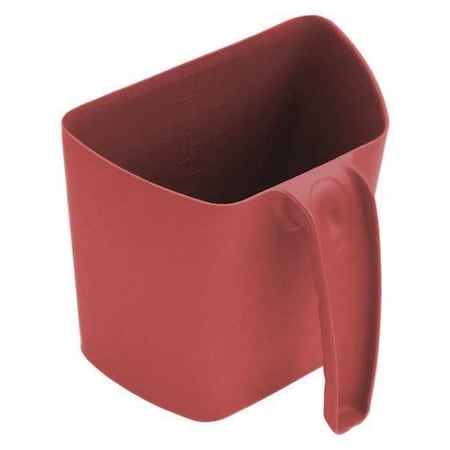 Detectamet Scooping Jug, 2 L Capacity - mL, 67-5/8 fl oz Capacity - oz, Spigot Closure, Polypropylene, Red 535-S018-T101-P03