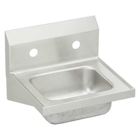 Elkay Wall Mount, 2 Hole, Not Applicable, Silver, Hand Wash Sink CHS17162