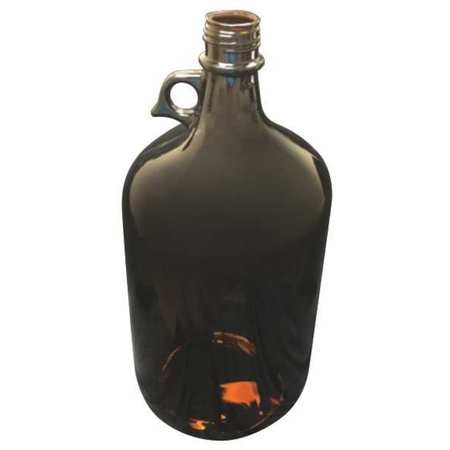 LAB SAFETY SUPPLY Bottle, Narrow Mouth, 305mm H, 128 oz., PK4 52JZ39