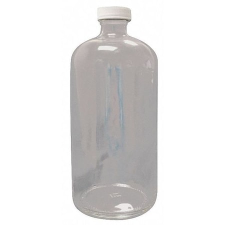LAB SAFETY SUPPLY Bottle, Narrow Mouth, 205mm H, 32 oz., PK12 52KA01