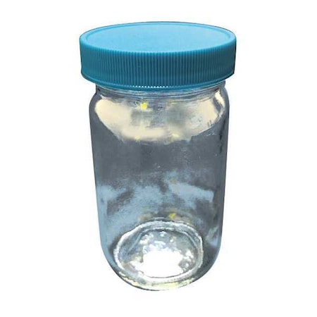 Zoro Select Bottle, Wide Mouth, 94mm H, 4 oz., PK24 (Formerly Lab Safety Supply) 52JZ63