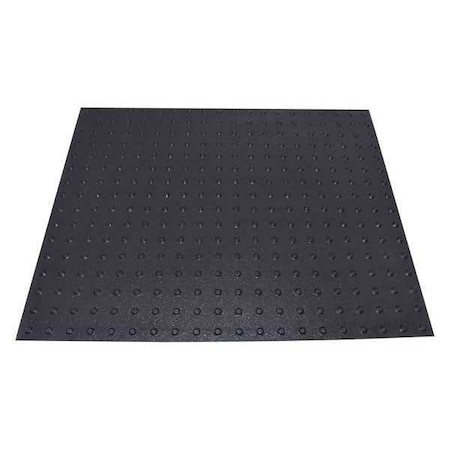 Safetysteptd ADA Warning Pad Flexible Cement Black, 3 ft W x 4 ft L, 1 in Thick SSTDPB3X423502