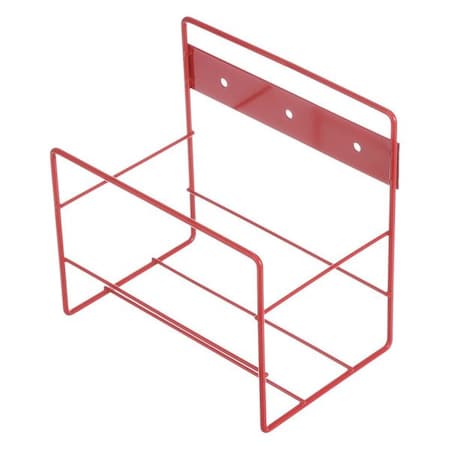 Marlin Steel Wire Products Rectangular Storage Basket, Steel, Red 01431003-05