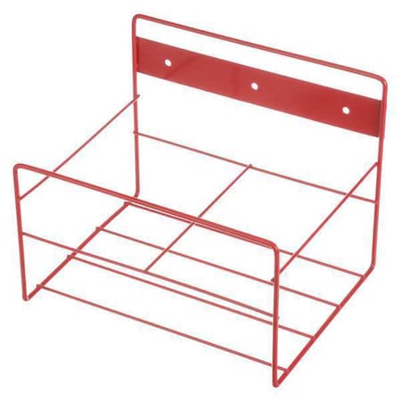 Marlin Steel Wire Products Rectangular Storage Basket, Steel, Red 01431004-05
