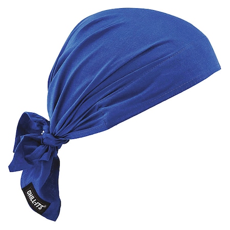 Ergodyne Dew Rag, Blue, Solid 6710