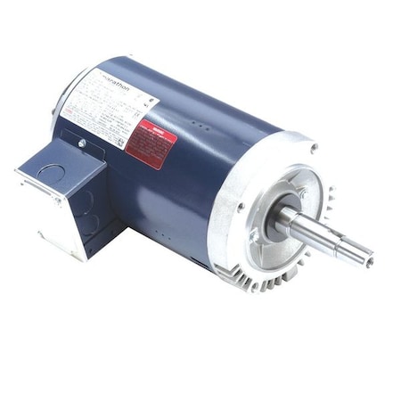 Leeson Close-Coupled Pump Motor, 3 HP, 7.6/3.8A 145TTDR16305