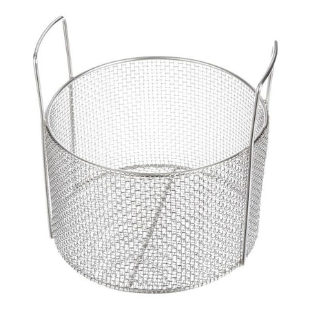 Marlin Steel Wire Products Round Parts Washing Basket, #4 Mesh Size, Stainless Steel, Silver 101-31