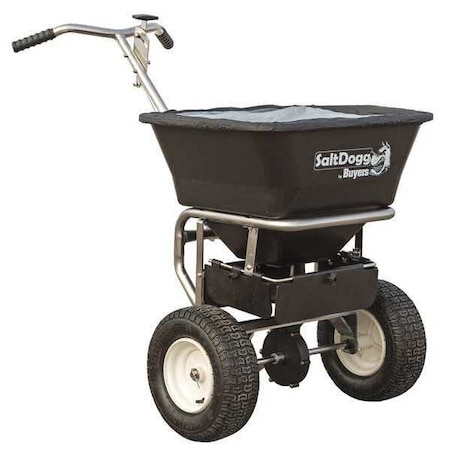 Saltdogg Walk Behind Salt Spreader, Stainless Stl WB201G