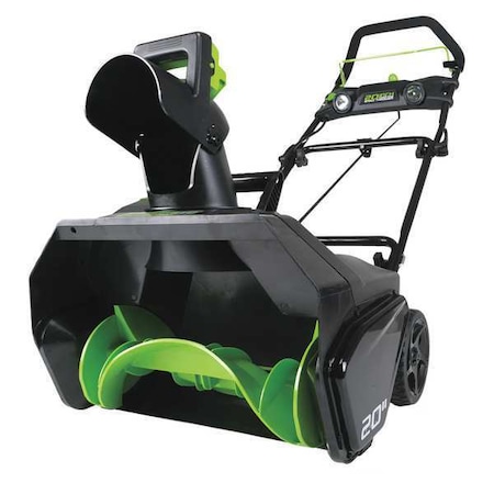 Greenworks Snow Blower, Electric, 20 in Clearing Path, 7 in Auger Diameter, Battery Operated Torque 2600402