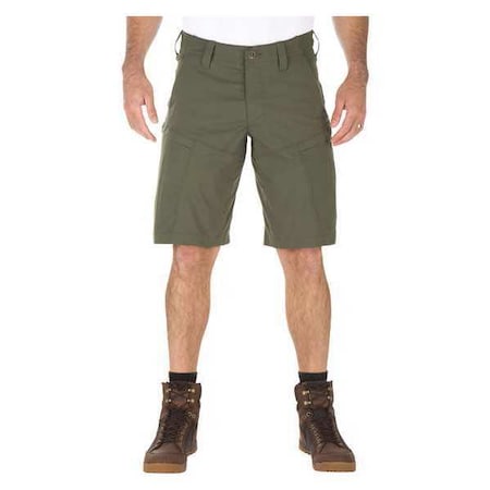 5.11 Men's Tactical Shorts, M, Olive Green, 31% Cotton, 69% Polyester 73334
