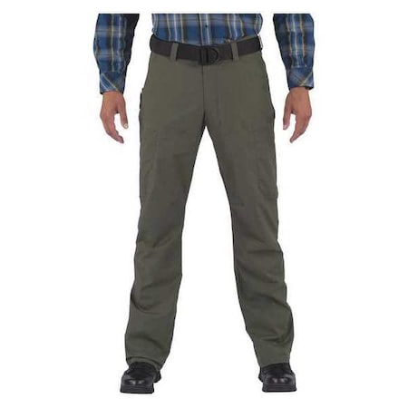 5.11 Men's Apex Pant, 32 in, Olive Green, 67% Polyester/33% Cotton Flex-Tac Canvas 74434ABR-190-32-30