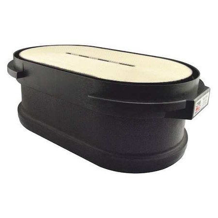 Baldwin Filters Air Filter, 6-1/2"Lx11-3/8"Wx11-3/8"H CA30102