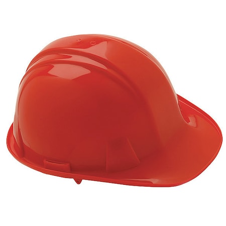 Condor Hard Hat, SL, Polyethylene, 4 Point Pinlock, Type 1, Class E, Red 52LC85