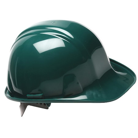 Condor Hard Hat, SL, Polyethylene, 4 Point Pinlock, Type 1, Class E, Green 52LC88
