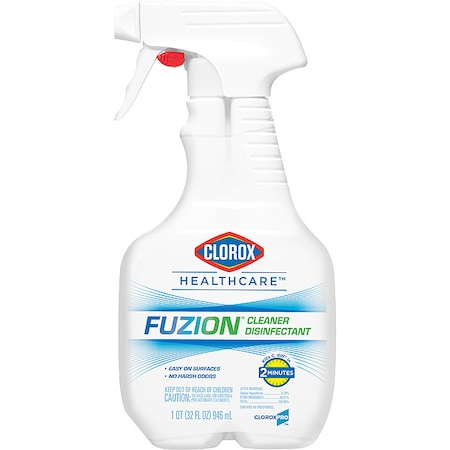 Clorox Bleach Disinfectant, 32 oz. Trigger Spray Bottle, Unscented, Translucent, 9 PK 31478