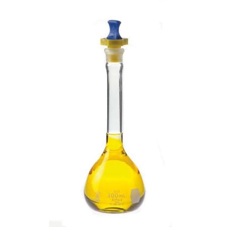 KIMBLE CHASE Volumetric Flask, 25mL, Clear, PK12 28014P-25