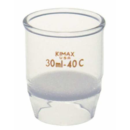 Kimble Chase Crucible, 30mL Capacity, 60mm H 28250-302