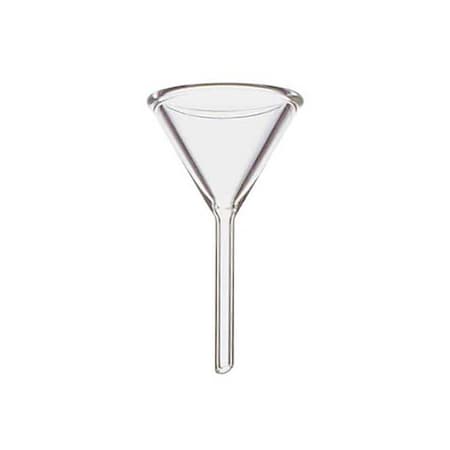 Zoro Select Funnel, 60mL, Clear, 63mm Overall L, PK48 28950-65