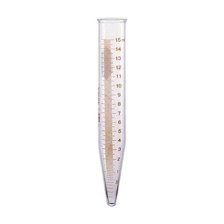 Kimble Chase Conical Centrifuge Tube, 15mL, Clear, PK12 45164-15