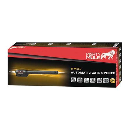 Mighty Mule Swing Gate Operator Kit, 16" W, DC Motor MM560