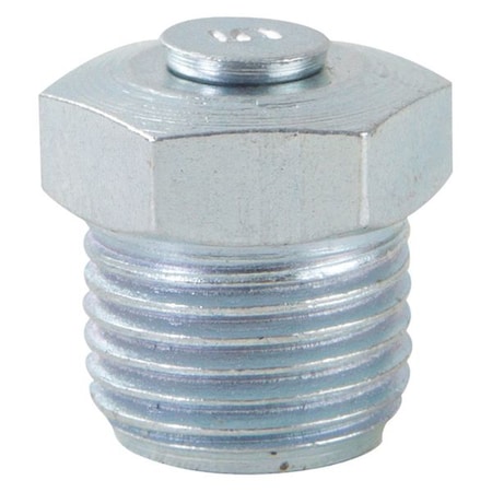 Westward Grease Fitting, 90 Deg., Stl, 1/2" L, PK10 52NZ75