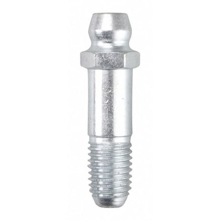 Westward Grease Fitting, Straight, Stl, 1-1/8"L, PK10 52NZ77