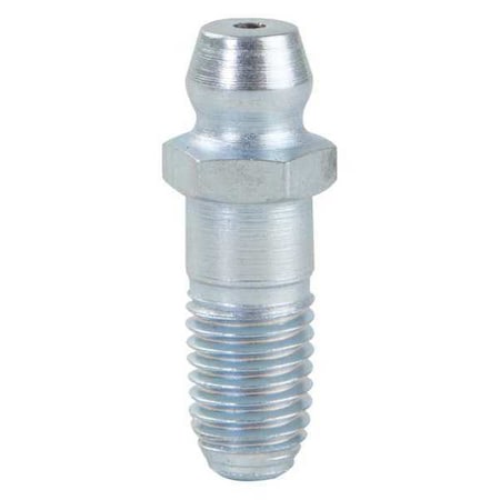 Westward Grease Fitting, Straight, Stl, 15/16"L, PK10 52NZ33