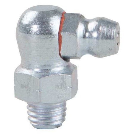 Westward Fitting, 90 Deg., 1/4"-28 Thread Size, PK10 52NZ67