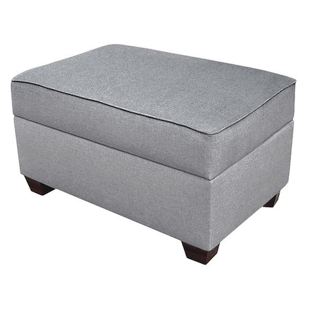 Duobed Storage Ottoman 24"x36", Grey Performance Fabric IMSOS-AQ