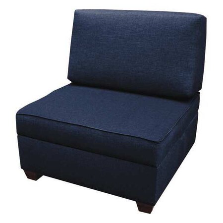 Duobed 30" Sit and Store Chair, Ocean Blue MFCH30-AZ
