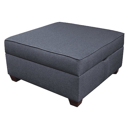 Duobed Storage Ottoman, 30", Blue Performance Fabric IMFO30-DM